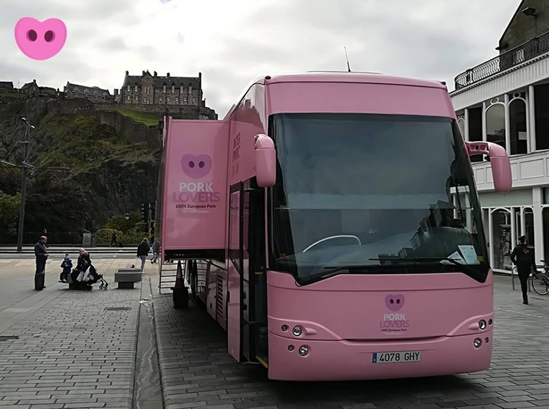 20171110 Spanish Pork Bus Edinburgh