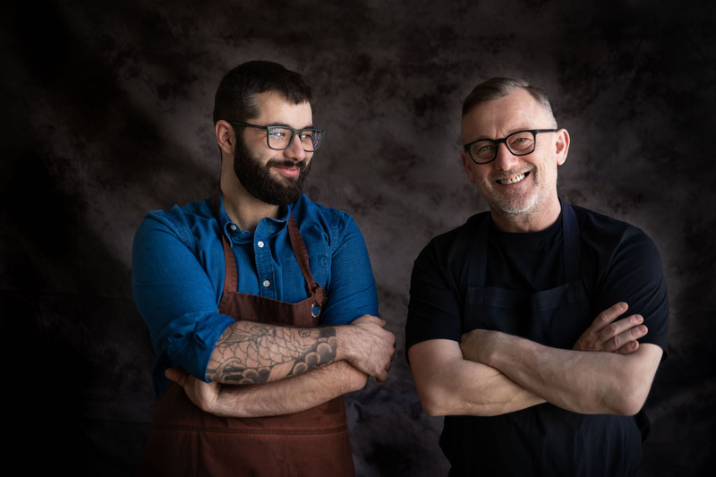 180516 Canto Simon Shaw Chef Carlos Gomes And Simon Shaw From Canto Restaurant Manchester Landscape Format 6720 X 4480