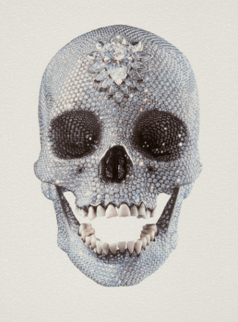 Hirst For The Love Of God White Diamond Dust