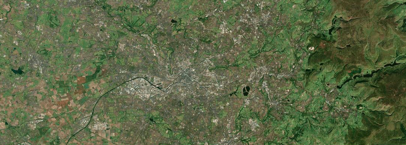 Manchester Aerial Satelitte Image