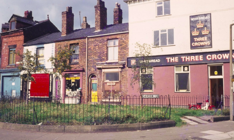 Pubs And Cinemas Three Crowns Garden Lane Former King Street Salford 1983  By Stanley Horrocks With Kind Permission And C Rose Horrocks