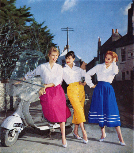170615 Ms Vintage Fashion Skirts Feb 1958
